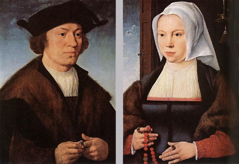 CLEVE, Joos van Portrait of a Man and Woman dfg oil painting image